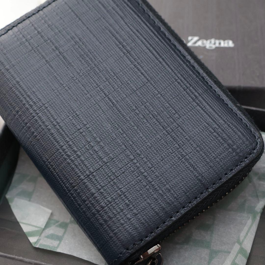 未使用 ゼニア Ermenegildo Zegna ケース カードケース