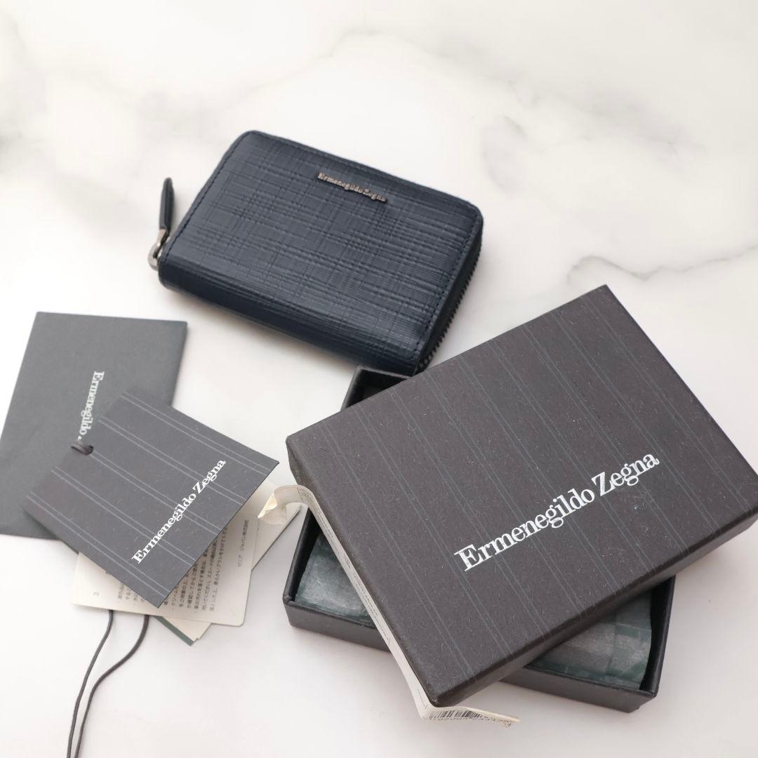 未使用 ゼニア Ermenegildo Zegna ケース カードケース