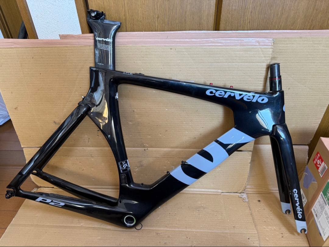 cervelo p2 カーボンフレーム TTバイク フレームセット