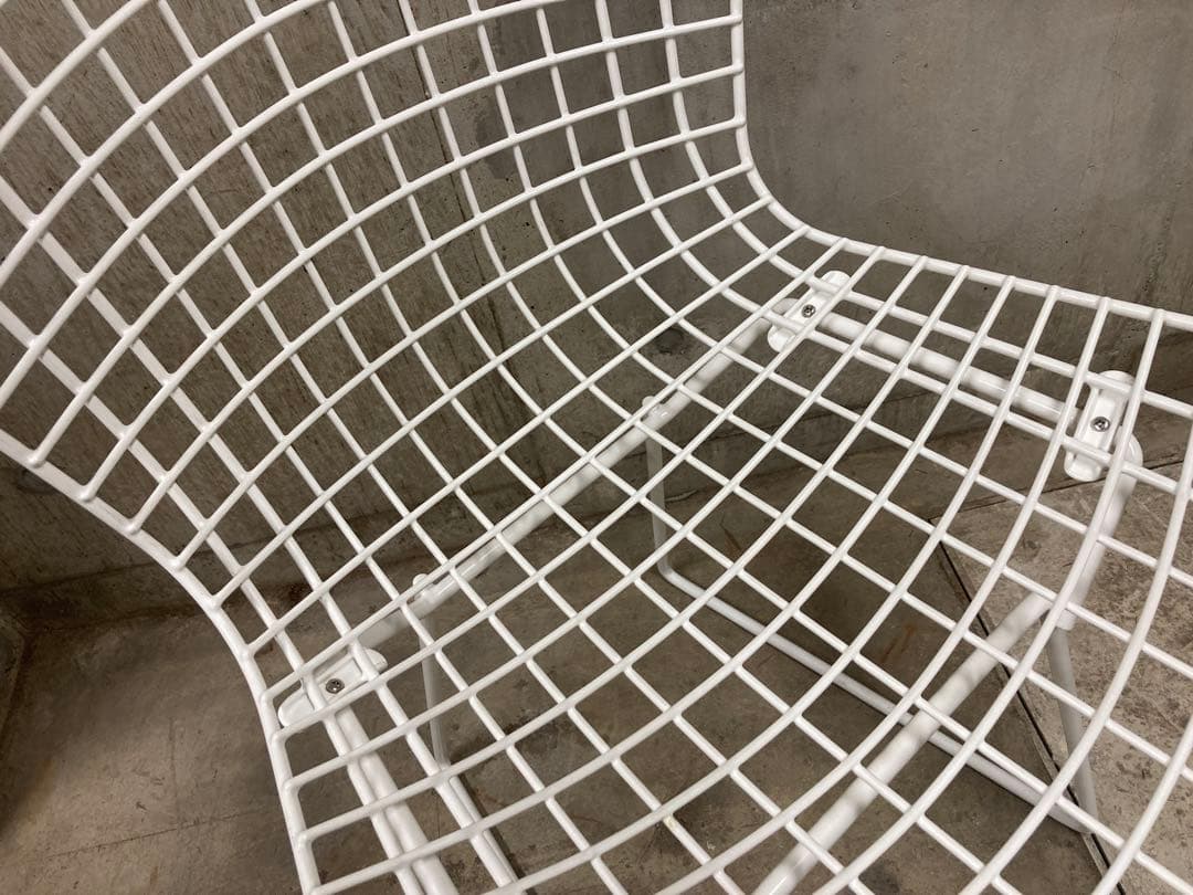 名作 正規Knoll ハリー・ベルトイア ワイヤー チェア①バルセロナ