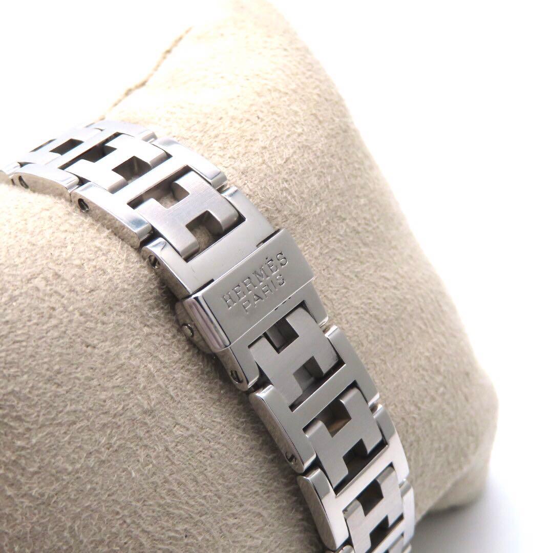 ☆極美品 CL4.210 HERMES エルメス 時計 クリッパー ブラック