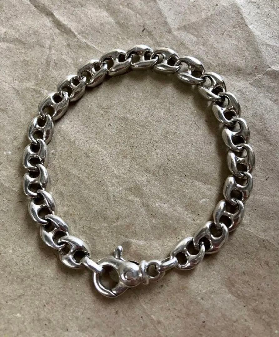 希少品 英国 925 ミレニアム刻印 リンク ブレスレット 2000年