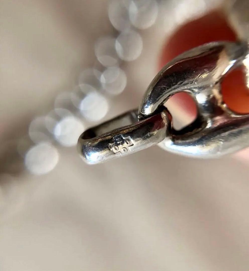 希少品 英国 925 ミレニアム刻印 リンク ブレスレット 2000年