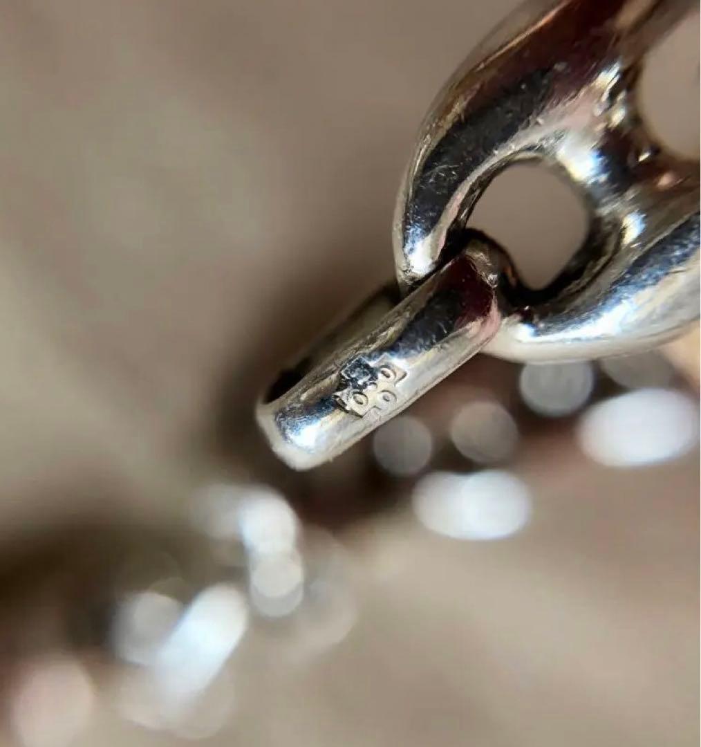 希少品 英国 925 ミレニアム刻印 リンク ブレスレット 2000年