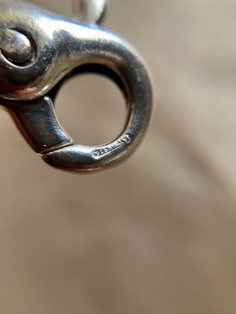 希少品 英国 925 ミレニアム刻印 リンク ブレスレット 2000年