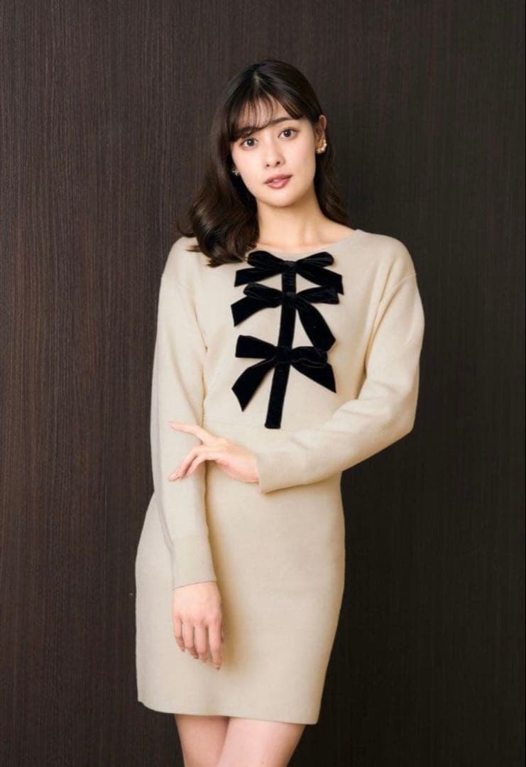 【美品】Herlipto Simone Knit Mini Dress