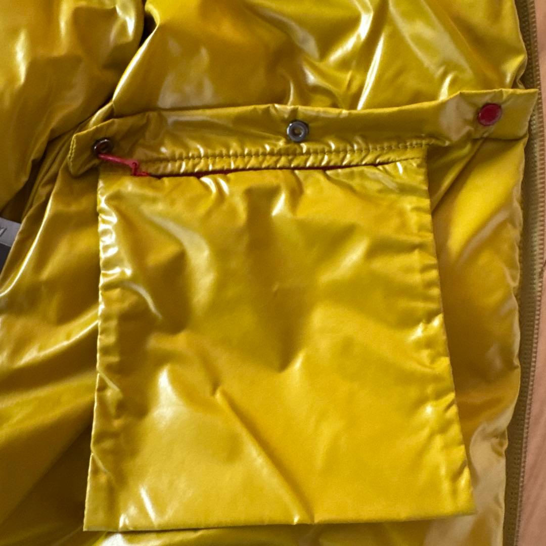 【こふぃ】DUVETICA マスタードカラーファー付きダウンベスト