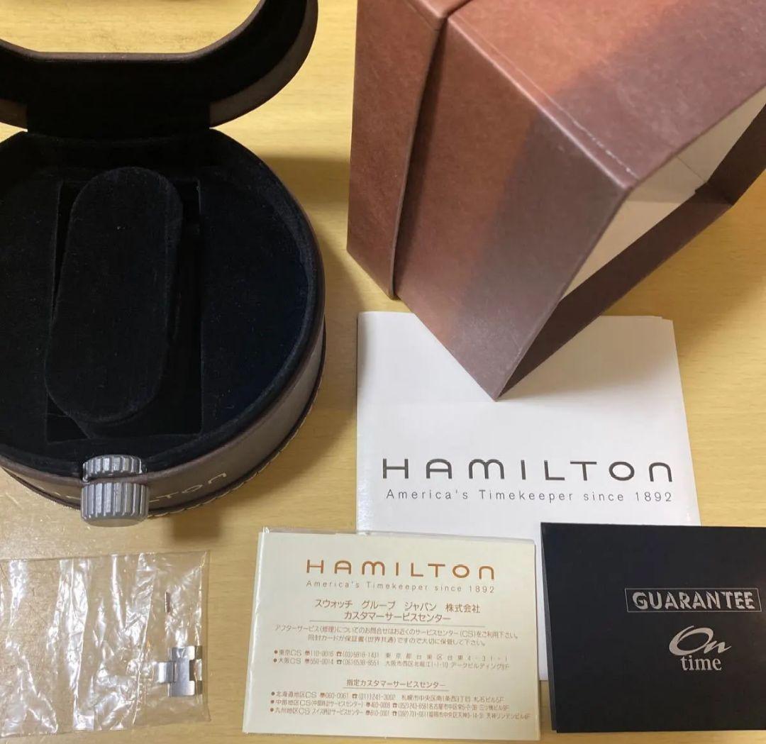 値下げ ハミルトン　腕時計　レディース　スクエア　シルバー
