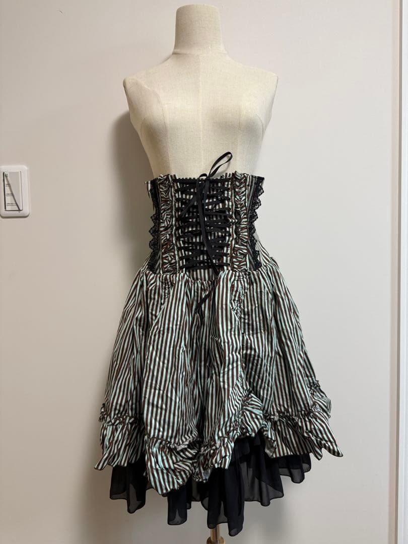 Atelier PIERROTチョコミントコルセットスカート　ロリータ