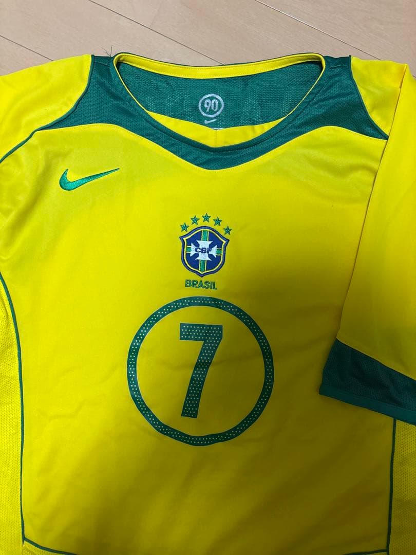 当時物✨2004-05 ブラジル代表 #7 ロナウジーニョ ナイキ XL