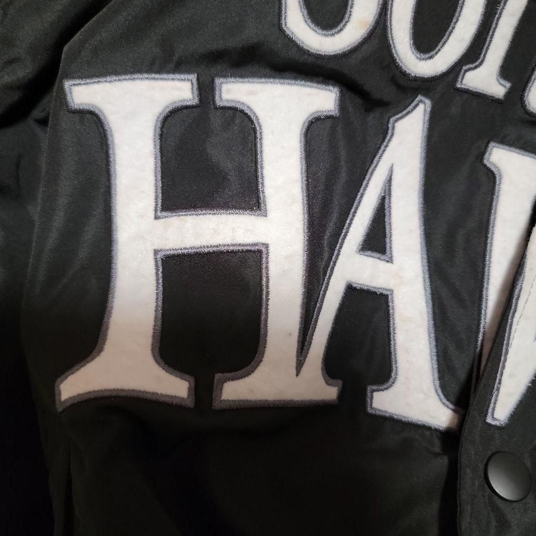 SoftBank Hawks ボタン式ジャケット 黒　サイズM