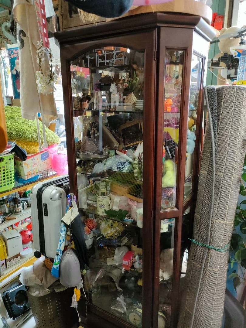 美品　ヴィンテージ　キャビネット　ガラスケース