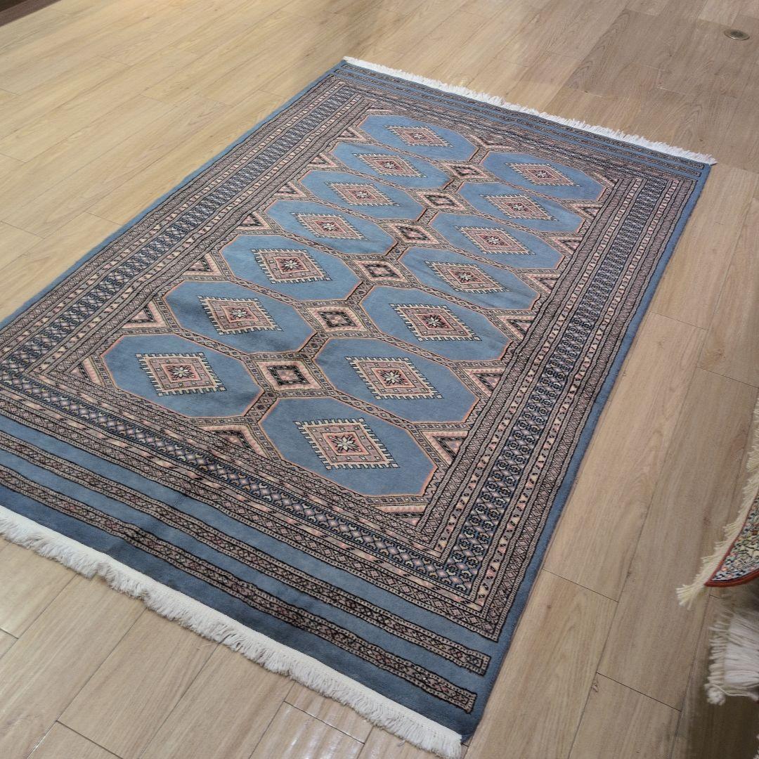 136x214cmパキスタン手織りじゅうたん(899)ギャッベ・ペルシャ