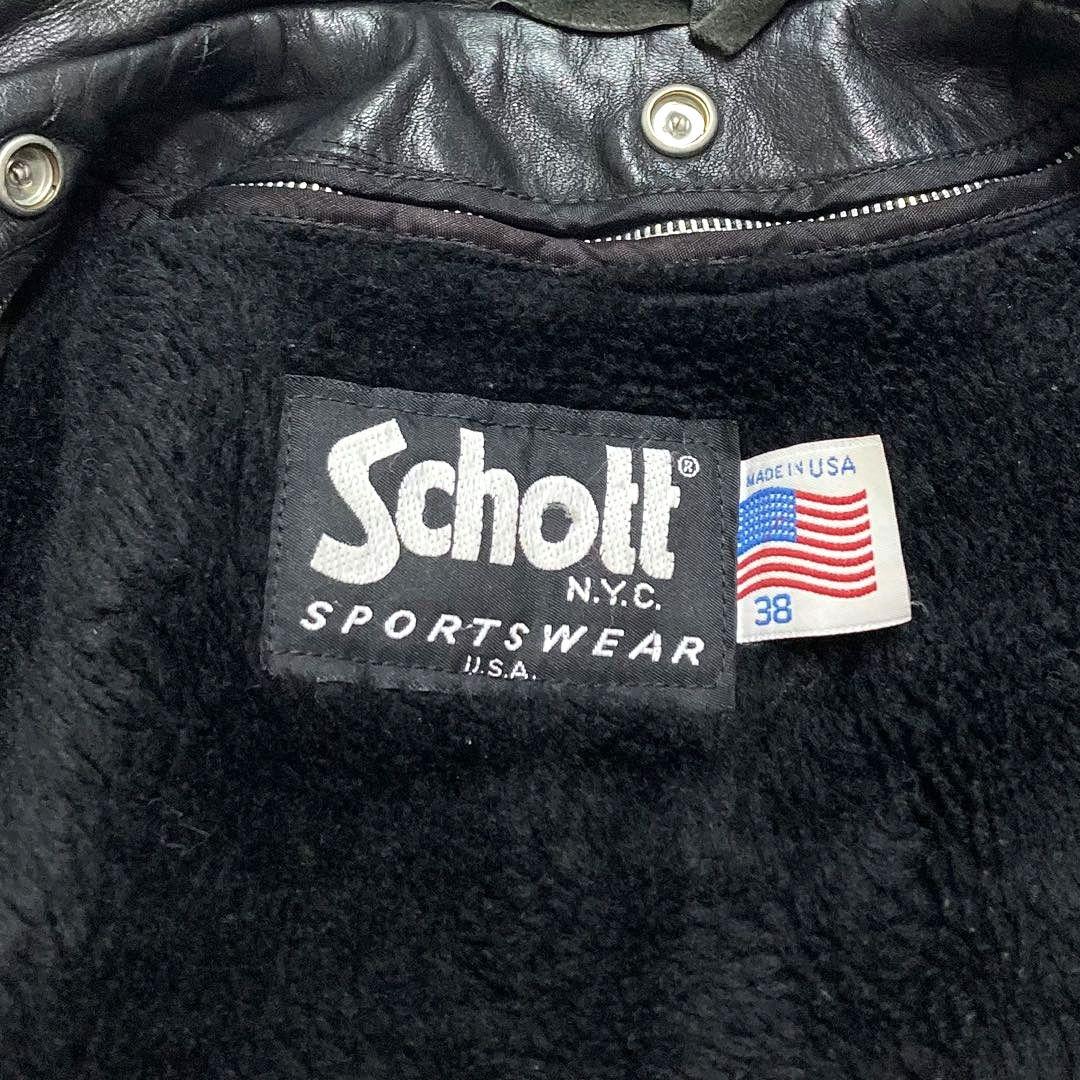 Schott 184SM レザージャケット A2 ボアライナー 2way 38