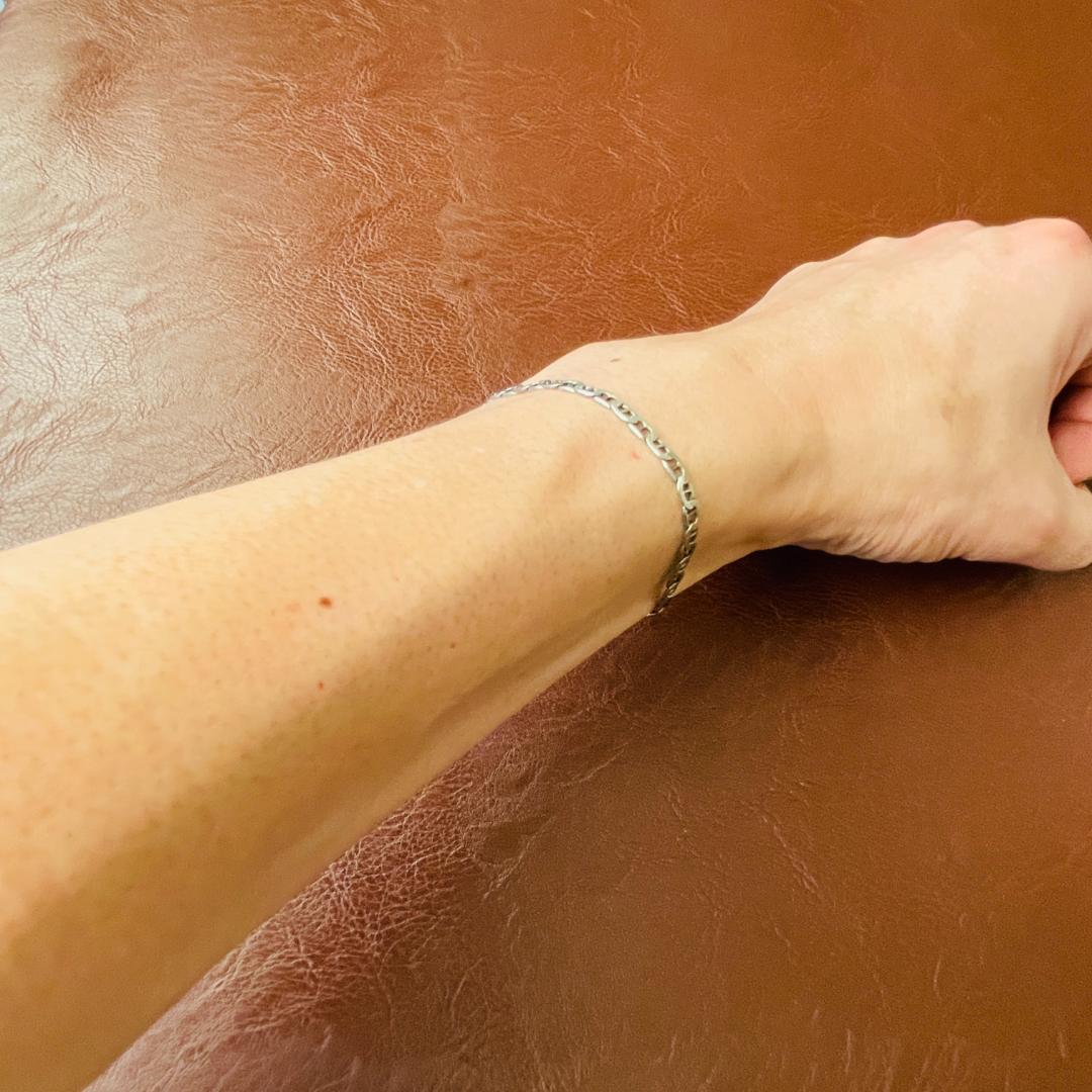 シルバー925 ヴィンテージ アンカーチェーン マリナーチェーン ブレスレット