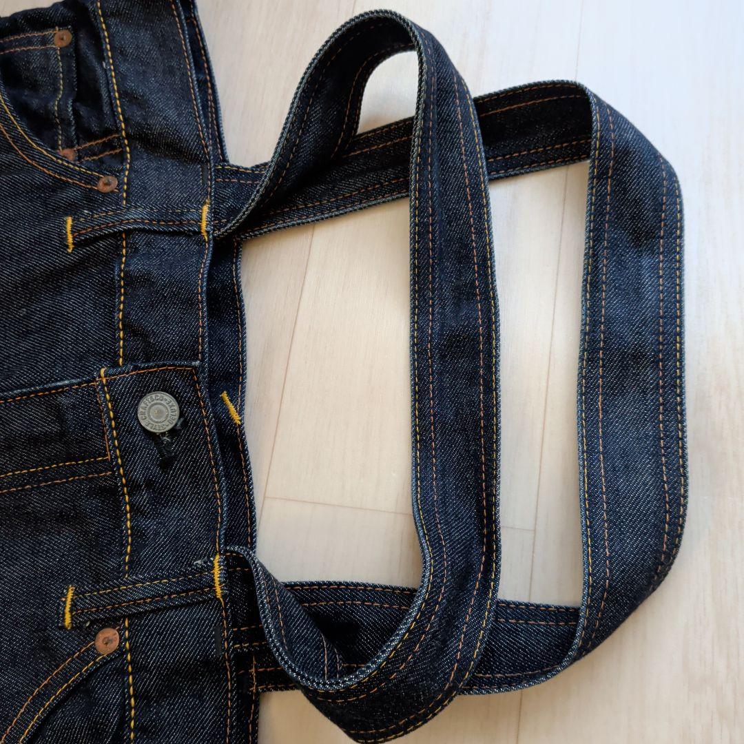 エヴィス 水色かもめ 戎 ジーンズ型 トートバッグ