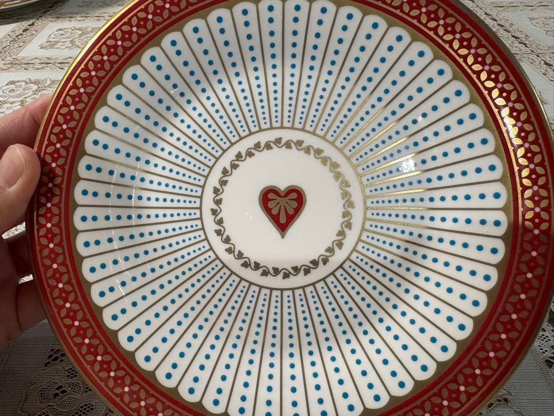 【ローズ】 QUEEN OF HEARTS 皿 2枚セット