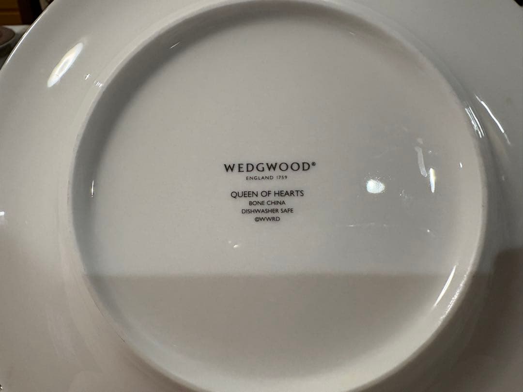 【ローズ】 QUEEN OF HEARTS 皿 2枚セット