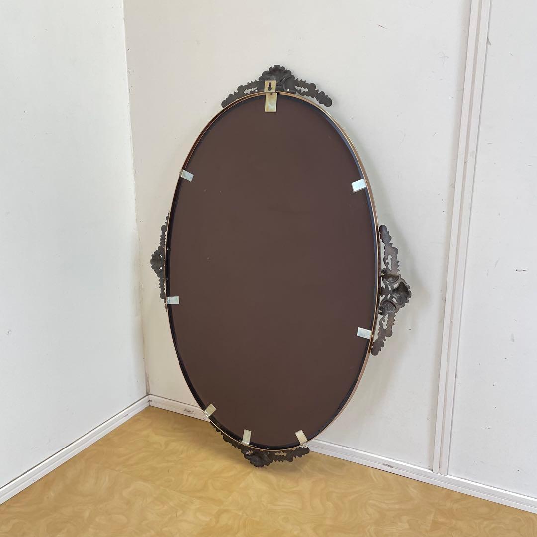 ビンテージ ミラー④ 鏡 アンティーク調 ウォールミラー 壁掛け 大型 美容室