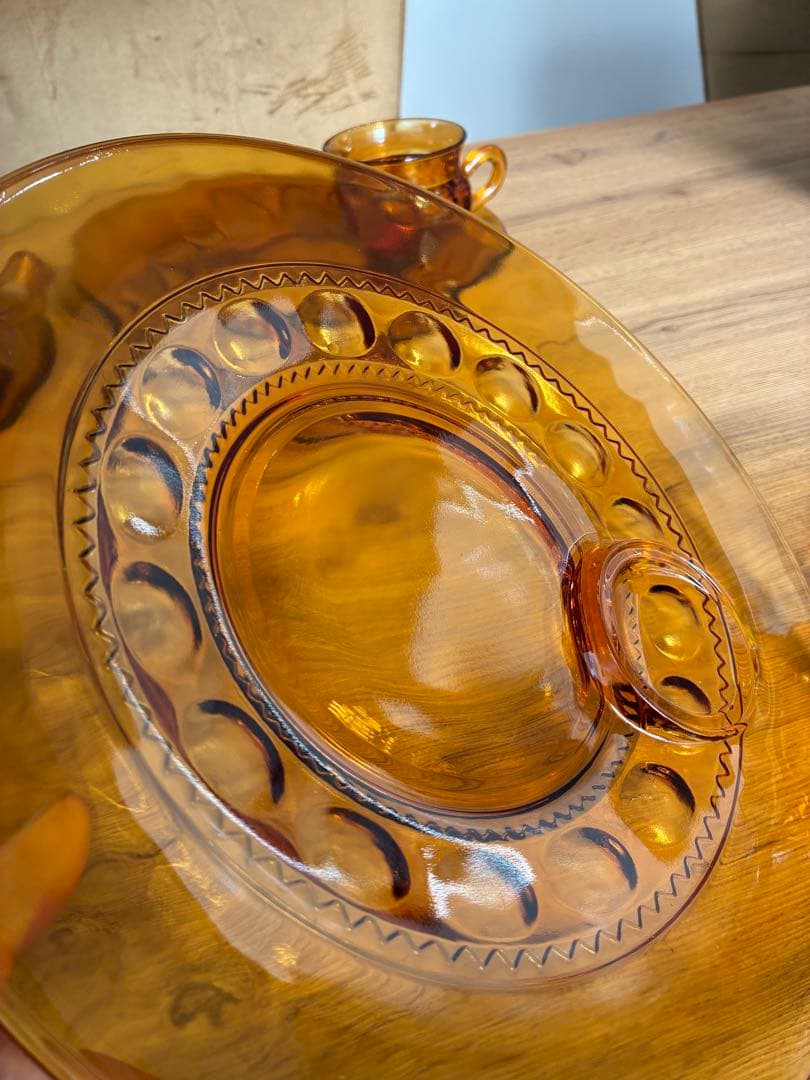 インディアナグラス　キングスクラウン　アンバー　スナックセット❗️