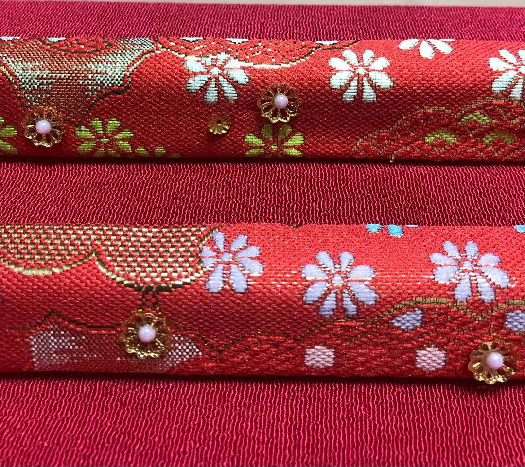 7 お雛様　ひな祭り　ひな壇　赤　三段飾り　ミニオブジェディスプレイ