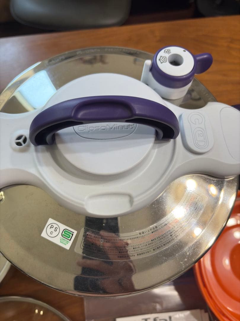 美品 T-fal クリプソミニットパーフェクト6リットル 圧力鍋　使用２回のみ