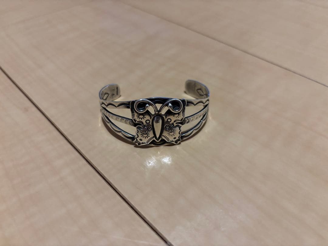 シルバーバングル　インディアンジュエリー