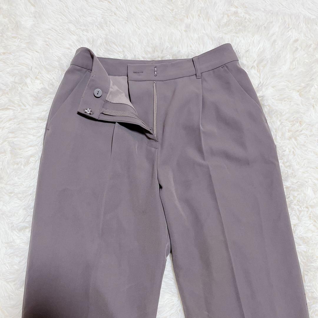 ナチュラルビューティーベーシック　ノーカラースーツセットアップ　S 洗える