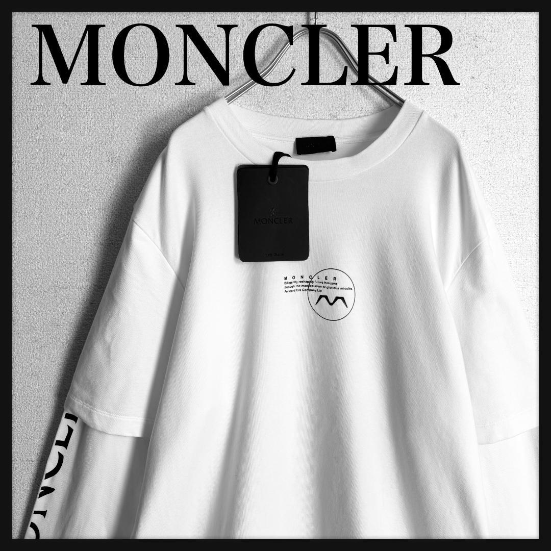 【定価10万円☆高級モデル☆ラバーロゴ】モンクレール ロンT 長袖 入手困難