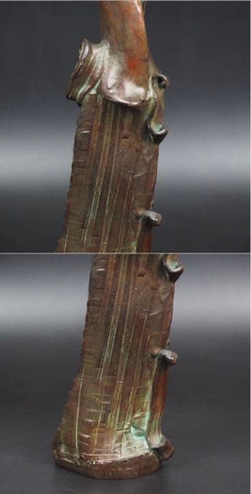 送料無料池田満寿夫作 抽象アート『金羊』ブロンズ 限定品20/30共箱 本物保証