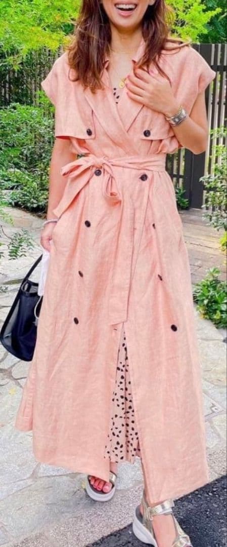 Trench coat dress mylan マイラン トレンチコート ドレス