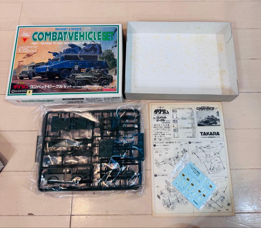 リ*ウ様 【未組立】太陽の牙　ダグラム　8体セット　1/72