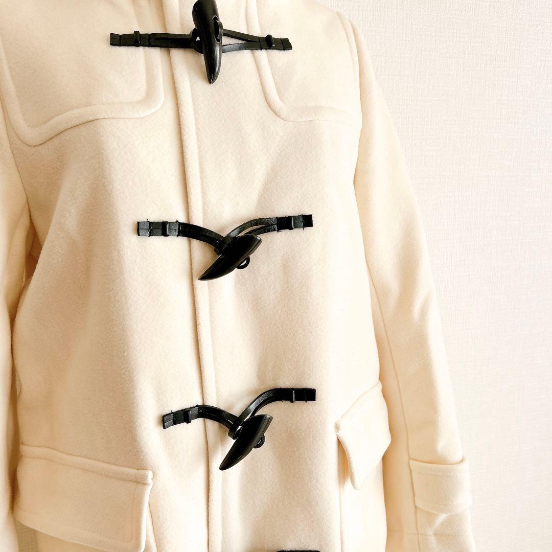 MACPHEE オフホワイト色 ダッフルコート