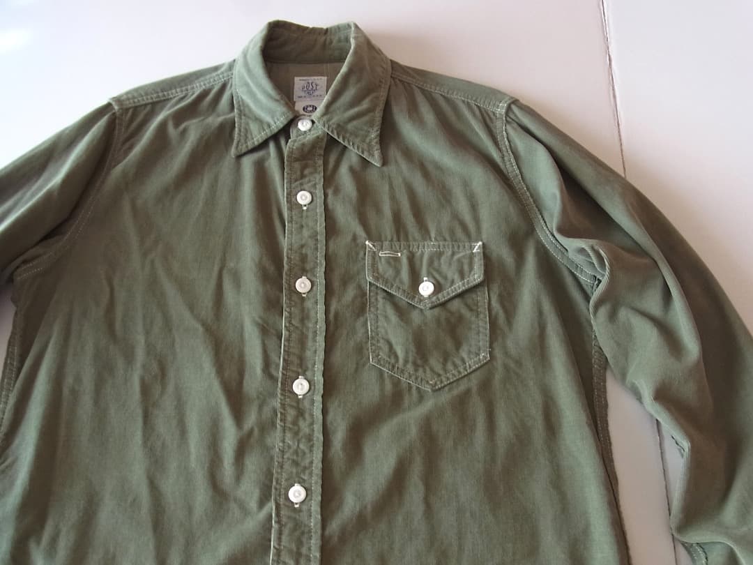 Post Overalls LIGHT3／細畝コーデュロイ・シャツ o’alls