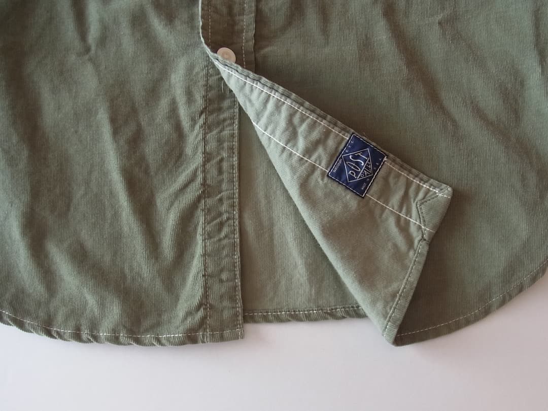 Post Overalls LIGHT3／細畝コーデュロイ・シャツ o’alls