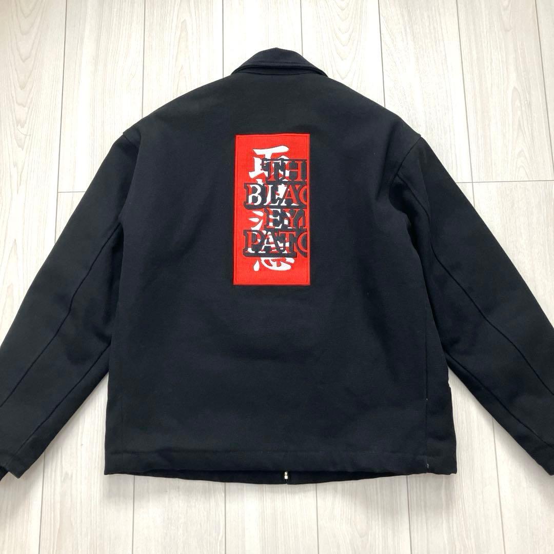 ブラックアイパッチ 取扱注意 ロゴ刺繍 キルティング コーデュロイ