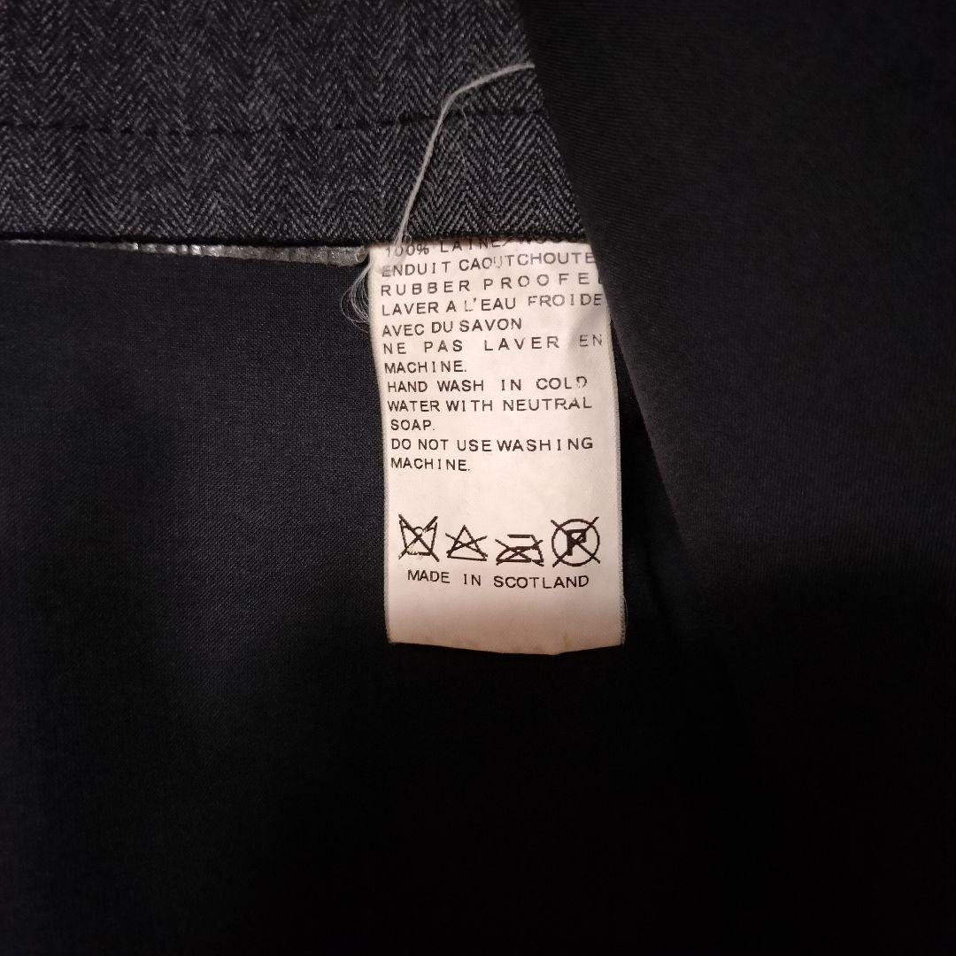 マッキントッシュ ダンケルド ゴム引き ステンカラーコート ウール