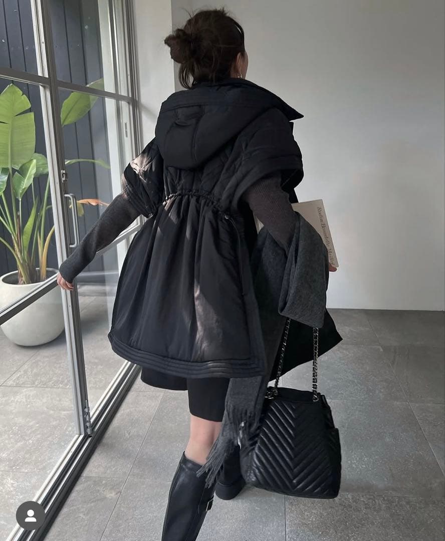 willfully ポンチョダウン　アウター コート