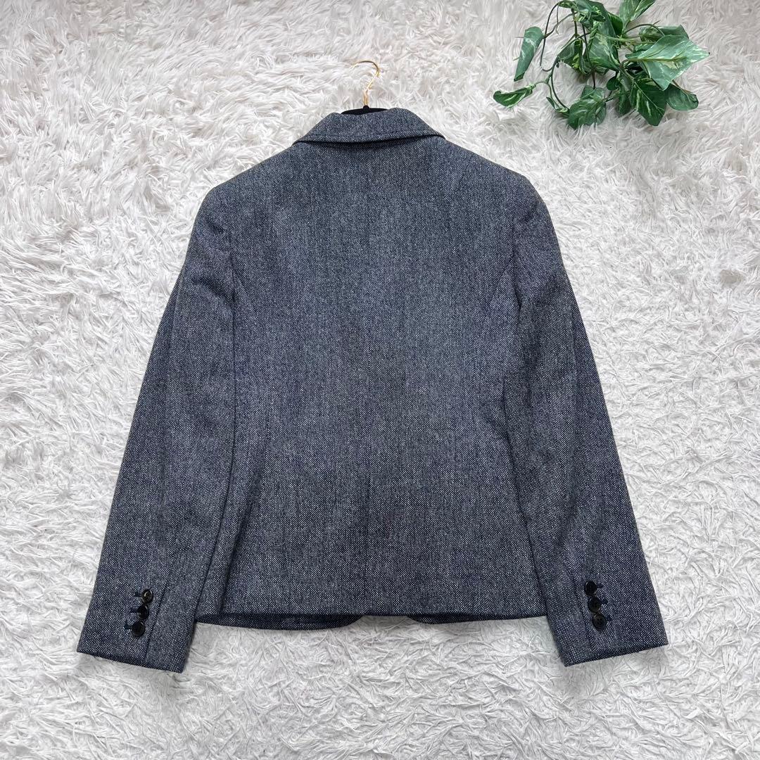 極美品 バーバリーロンドン ツイード セットアップスーツ パンツ シャドーホース