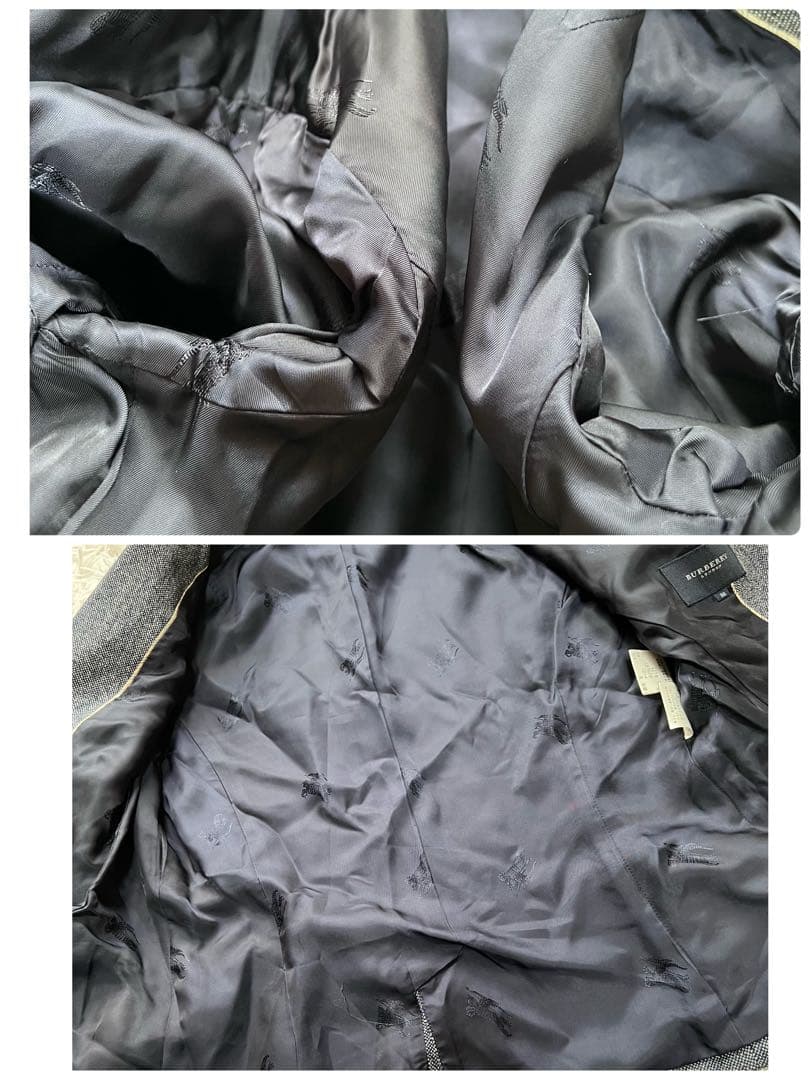 極美品 バーバリーロンドン ツイード セットアップスーツ パンツ シャドーホース