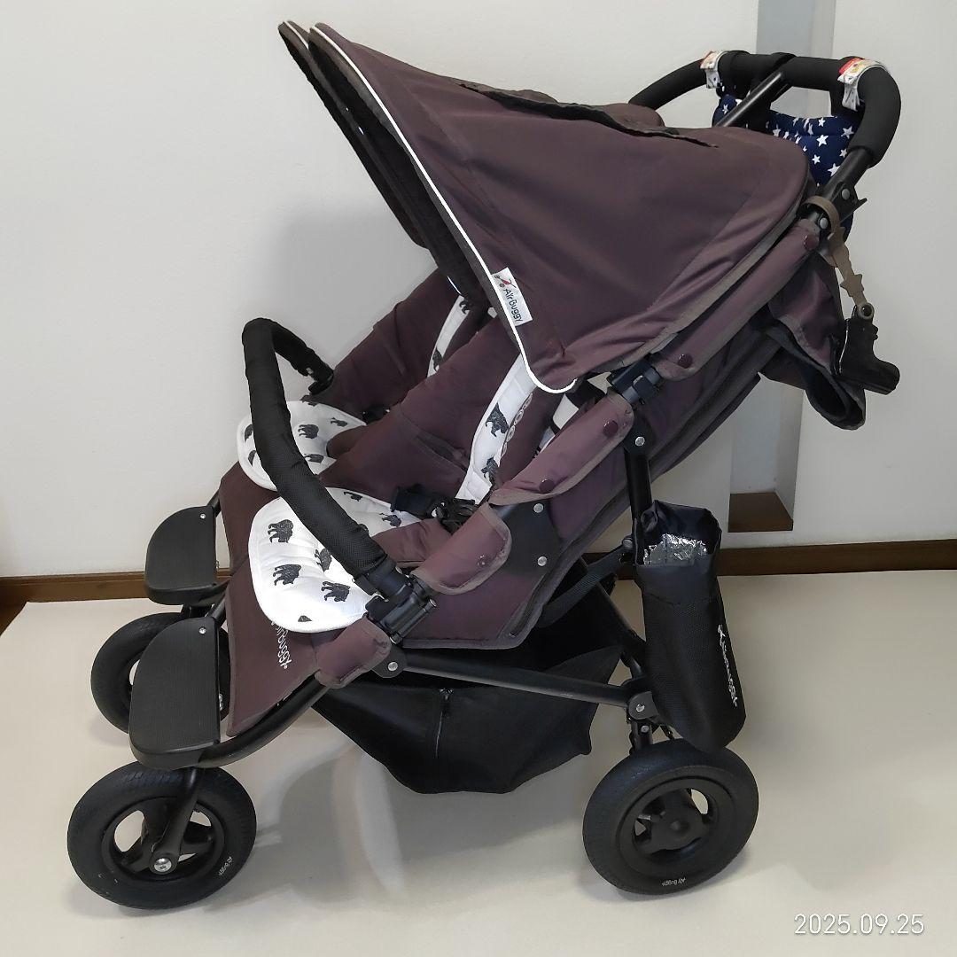 Air Buggy　エアバギー　ココダブル　二人乗りベビーカー　送料無料