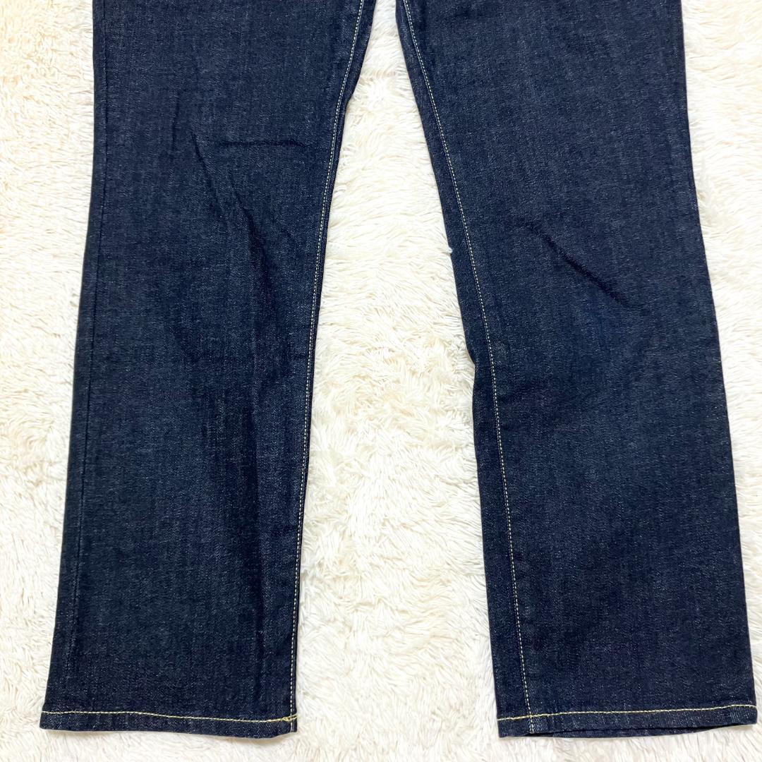 極美品✨ 23区 テーパード ストレッチ デニムパンツ 濃紺 44 大きいサイズ