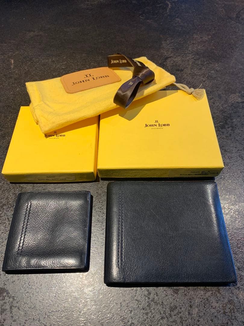 JOHN LOBB 二つ折りレザーウォレット&レザーパース