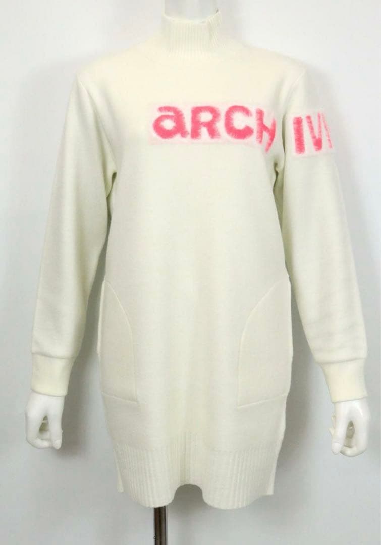 ARCHIVIO アルチビオ ハイネックロゴニットワンピース