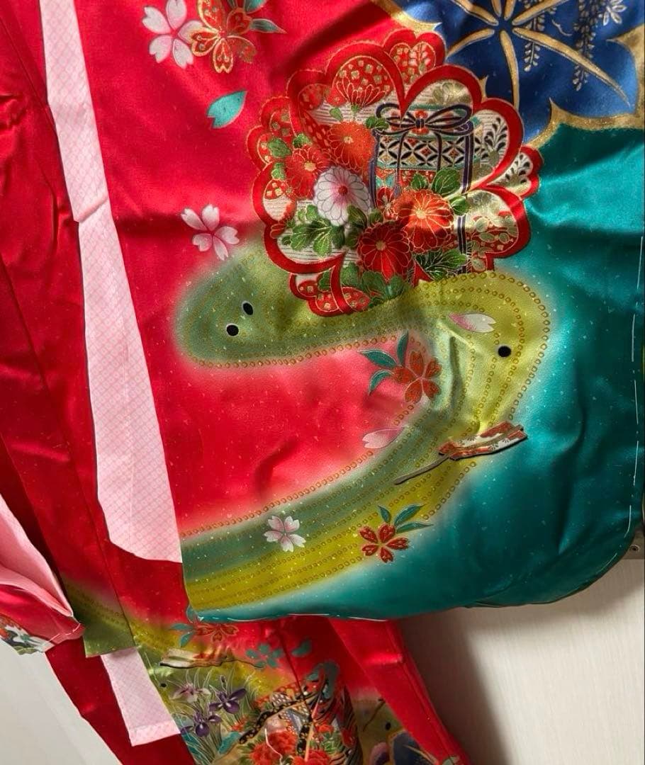 千歳飾り　七歳用 七五三　着物単品
