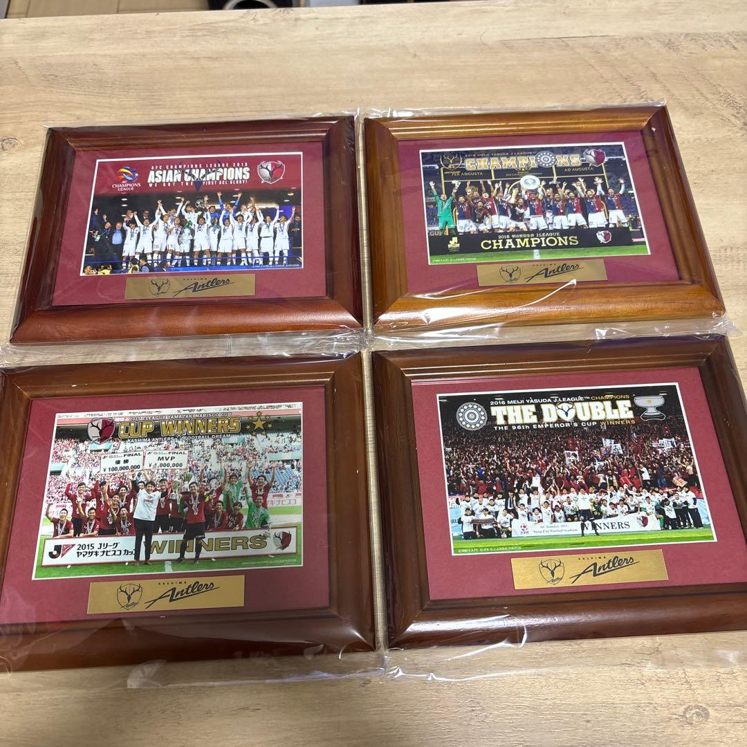 鹿島アントラーズ　優勝記念フォトフレーム　4個セット