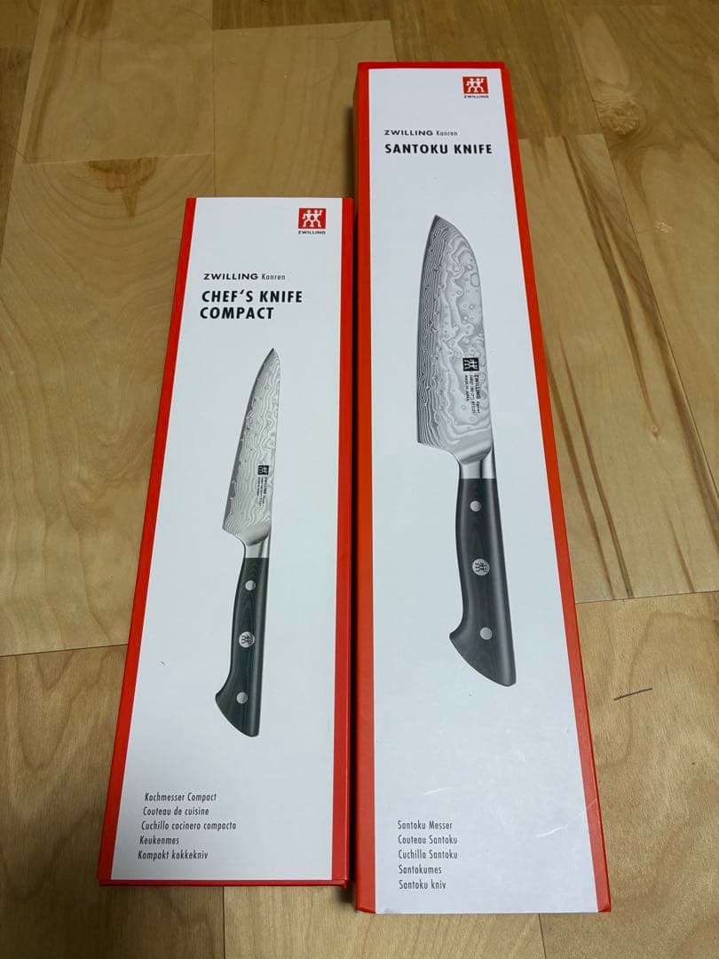 KANRENプレップナイフ 14cm&三徳18cm