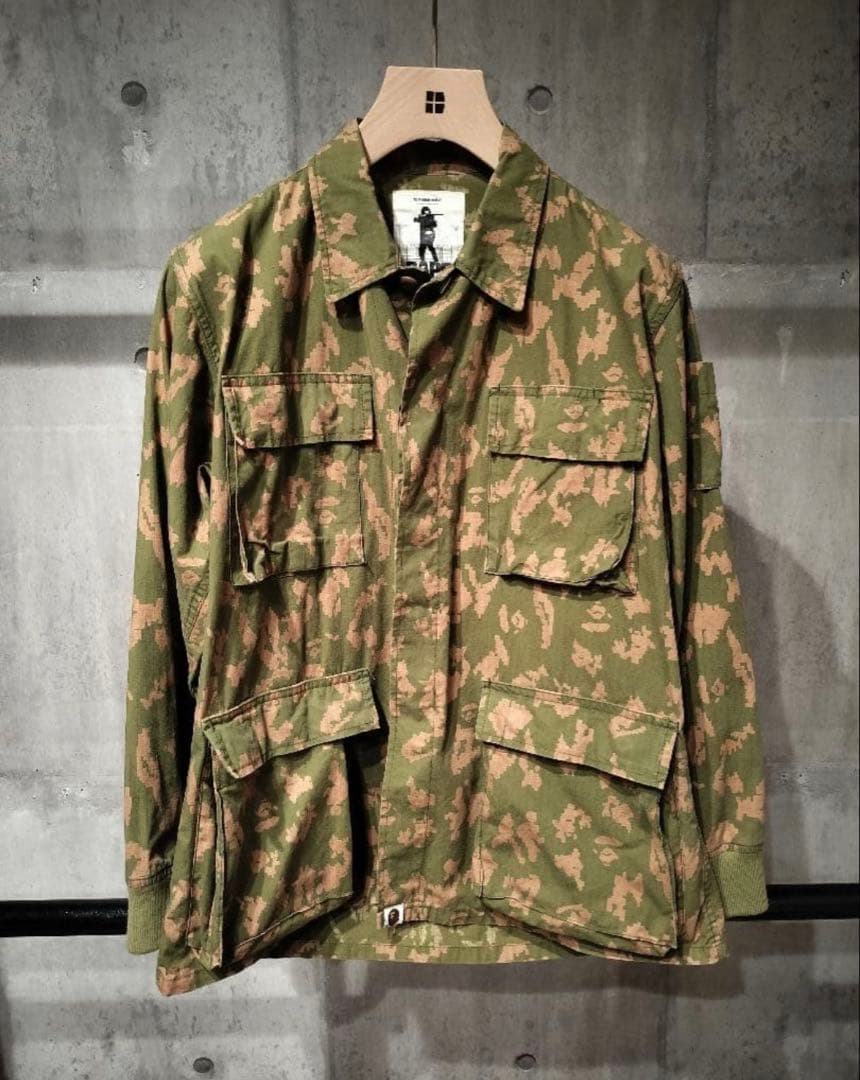 【90's 激レア】Bape KLMKロシア迷彩　名作BDU NIGO 裏原