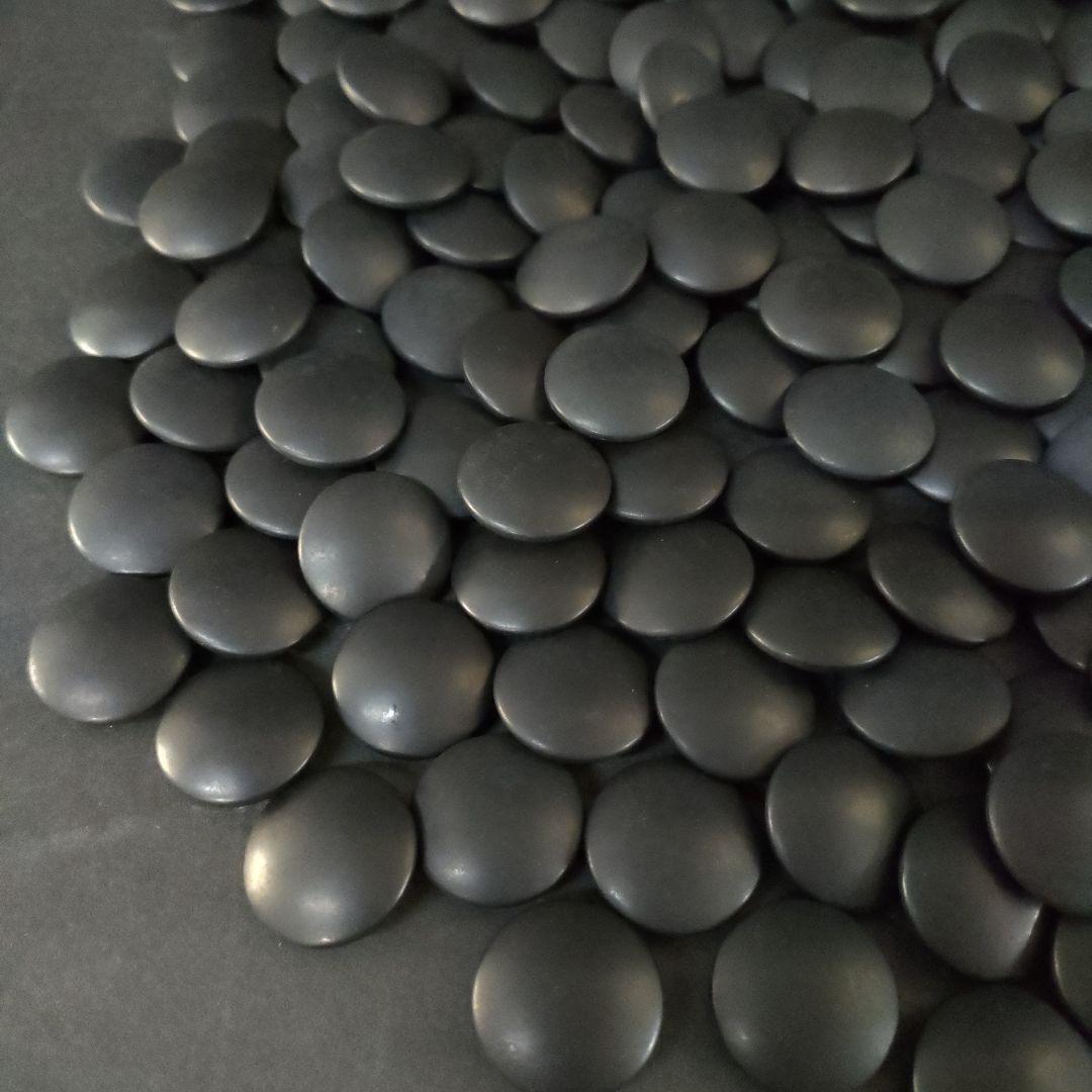 B12-5/日向特産天然本蛤碁石/28号/那智黒石碁石/雪印/180/181