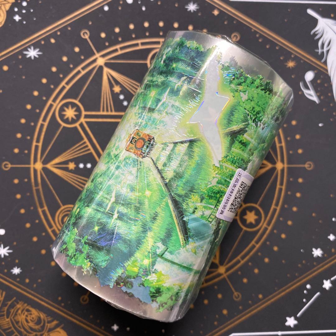 【8897】海外　マステ　2.4/4.8/巻貝殻光マスキングテープ森林　自然景色